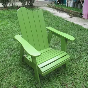 Factory Price Acacia Wooden Outdoor Lounge Adirondack Garden Chair For Hotels Made In Vietnam