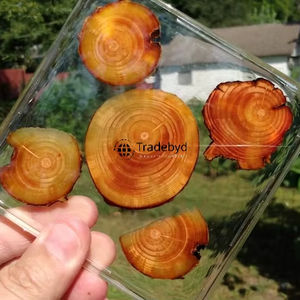 Luxury Wooden Resin Premium Quality Customizable Colors Square Drink Coasters Handcrafted <b>Table</b> <b>Protection</b> Set for Home Office - Product Image 1