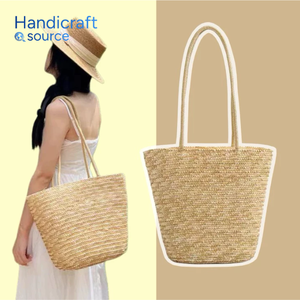 Bolsas de paja de moda de alta gama, Bolsas de paja de estilo callejero únicas-Producción rápida, Bolsas de paja disponibles de gran stock. - Product Image 4