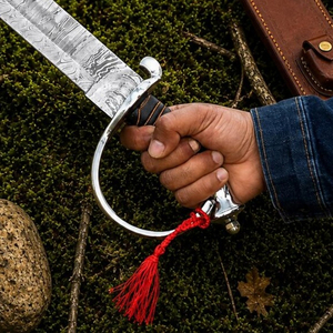 Espada Medieval de Fantasía Hecha a Mano, Réplica Coleccionable Personalizada con Hoja de Acero Ornamental y Mango Decorativo de Primera Calidad - Product Image 4