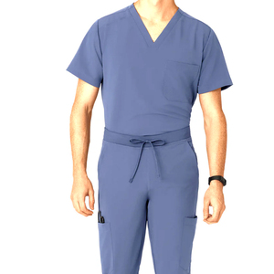 Custom Logo Medical Scrub Sets Unisex Hospital Uniforms Nursing Scrubs for Men Women Comfortable Healthcare Scrub Suit - Product Image 3