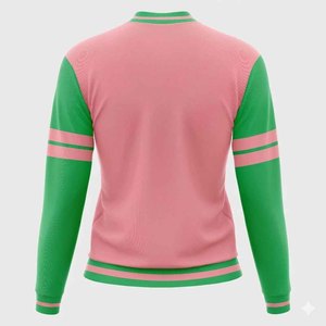 Veste universitaire de baseball respirante et écologique, style grec, personnalisable, pour hommes et femmes - Product Image 6