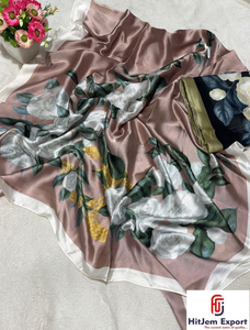 Pañuelo de satén suave con impresión personalizada, servicio de marca OEM ODM para eventos de promoción empresarial, marketing, pañuelo de satén de lujo - Product Image 5