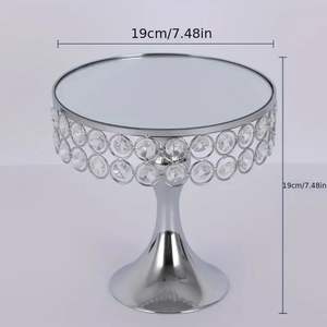 Base de Metal Decorativa Premium para Exhibición de Pasteles de Cumpleaños con Acabado Elegante y Base de Pedestal Resistente - Product Image 1