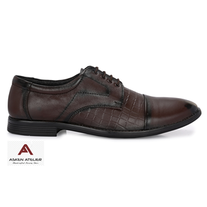 Chaussures habillées Oxford en cuir véritable pour hommes, respirantes, élégantes, à bout pointu, à lacets, pour le bureau, les mariages et toutes occasions - Product Image 4