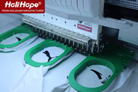 Machine à broder informatisée à tête unique industrielle HoliHope Holiauma Factory Apparel, machine à broder plate 3D pour casquettes, machine à broder Janome