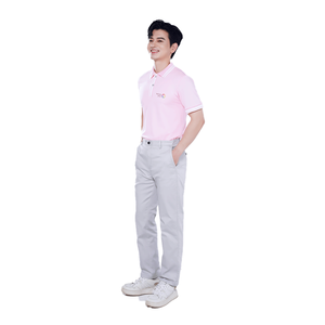Ensemble uniforme professionnel promotionnel : Polo en polyester tissé et tablier personnalisables pour café et restaurant - Product Image 1