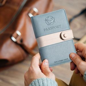 Wholesale Custom PU Leather Card <b>Holder</b> Sublimation Travel <b>Wallet</b> Business Style Passport Cover Blanks for ID Business Cards - Product Image 3