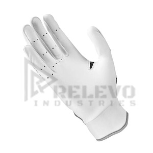 Guantes de Portero de Fútbol de Cuero de Alta Calidad, Ajustables, con Protección para los Dedos, Equipo Deportivo Profesional, OEM Personalizado - Product Image 3