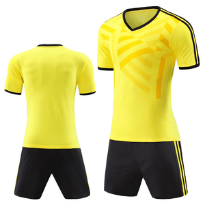 Wholesale Unisex Customizable 200Gsm plus size Soccer Jersey Set Shirt Shorts Breathable Quick Dry 100% Polyester Summer Premium - Product Image 5