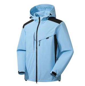 Chaqueta Cortavientos Impermeable de Poliéster Recubierto Personalizada para Hombre DUTTON SPOTS, con Cremallera, Transpirable, para Deportes de Otoño, Impermeable - Product Image 3