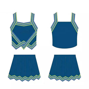 Blue Contrast Stitch Yoga Shorts With High Waist Elastic Closure For Women Gym Sport Wear - Product Image 1