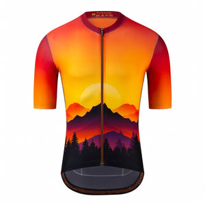 Maillot de Ciclismo Personalizado para Hombre, Transpirable, de Malla, de Secado Rápido, Manga Corta, Elástico en Cuatro Direcciones - Product Image 3