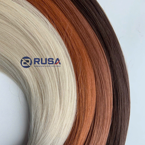 Extensiones de cabello liso vietnamitas al por mayor, textura y longitud de cabello personalizadas, de 10 a 34 pulgadas, alta calidad de fábrica. - Product Image 1