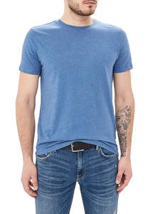 เสื้อยืดแขนสั้นผู้ชายผ้าฝ้าย 100% ทรงปกติ ลายถักโลโก้ด้านหน้า เหมาะสำหรับฤดูร้อน มีลวดลาย - Product Image 4