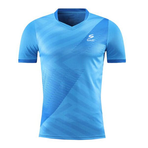 Camiseta de Fútbol Moderna para Hombre, Manga Corta, Talla Grande, Transpirable, de Secado Rápido, Absorbe la Humedad, Personalizable, 100% Poliéster, Ropa Deportiva de Equipo - Product Image 1