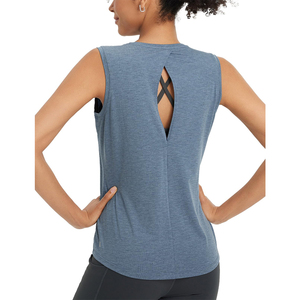 Camisetas de yoga elásticas y suaves para mujer, camiseta deportiva personalizada, ropa deportiva transpirable para entrenamiento físico y yoga - Product Image 2