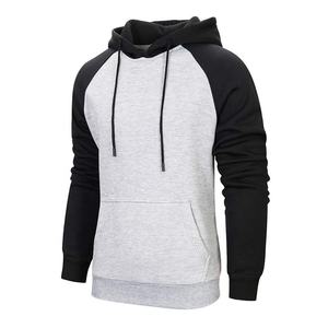 Sweat à capuche surdimensionné vintage brodé personnalisé 2025 pour hommes, vêtements d'hiver à poches kangourou de couleur unie avec capuche pour l'automne - Product Image 5