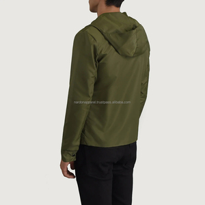 Nardon Apparel Veste coupe-vent d'extérieur à coquille souple pour homme Veste coupe-vent respirante à capuche et fermeture éclair haute performance - Product Image 4