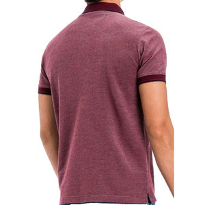 Polo d'été respirant à manches courtes pour homme, col rabattu, en toile, motifs unis, vente en gros - Product Image 2