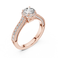 Bague solitaire punk en diamant de laboratoire taille brillant 1,5 carat, plaqué or 10K/14K/18K, certifiée IGI, cadeau de fiançailles/mariage pour femme