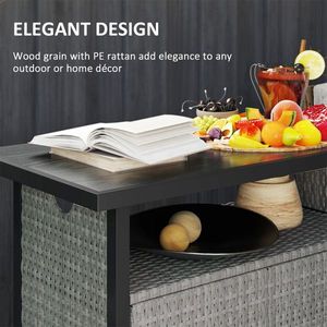 Rattan <b>Storage</b> Cabinet Elegant and Durable <b>Lockers</b> for Efficient Home or Office Organization - Product Image 6