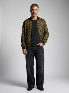 Chaqueta Bomber de Poliéster Personalizada de Alta Calidad, Resistente al Viento, Diseño Moderno, Cierre de Cremallera, Chaqueta Bomber de Invierno para Hombre - Product Image 4