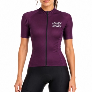 Maillot de cyclisme à manches courtes pour femmes, pour la pratique quotidienne en plein air, maillot de vélo athlétique, pour équipes sportives sur route et sur sentier - Product Image 1