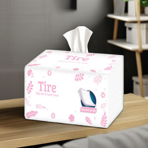 600 fogli di 600 di tessuto a buon mercato 3Ply Roll viso 2Ply bianco Jumbo all'ingrosso 4 strati per viaggiare pulizia 2 strati di tessuto facciale - Product Image 2