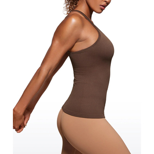 Premium Womens Yoga Tops Custom <b>Stretch</b> Crop Gym Shirt Breathable Activewear For Workout And Yoga Practice - Product Image 3