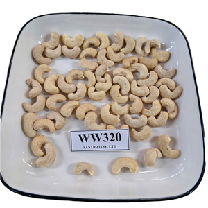 Meilleure qualité SANTIGO Vietnam W320 noix de cajou noix de cajou W320 noyau Kaju Badam Logo imprimé privé GRATUIT - Product Image 1