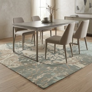 Contemporary Wool Tufted Carpet With Soft Pile And Custom Pattern Options <b>For</b> Stylish Living Room And <b>Bedroom</b> Interiors - Product Image 2