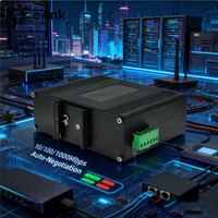 Switch PoE Industrial para Sistemas de Seguridad, 8 Puertos Gigabit PoE+ para Cámaras IP y Puntos de Acceso Inalámbricos, Plug & Play, Entrada de 48-57VDC