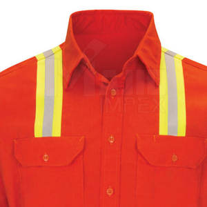 Chemise de travail pour homme à manches longues, boutonnée, professionnelle, décontractée, durable, coupe ajustée, chemise de travail boutonnée pour homme - Product Image 4