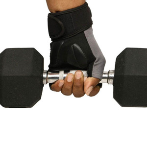 Gants de musculation respirants avec paume rembourrée, sangle de poignet réglable, utilisation unisexe, protection des mains, accessoires de gym, gants - Product Image 5