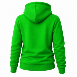 <b>Prime</b> Power Women's Green Hooded Sweatshirt Set Full Sleeve Fleece Sporty Tracksuit With Side Stripe Geometric Print All Seasons - Product Image 3