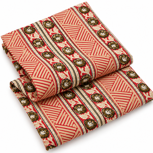 Tela de Algodón Ligera Estampada con Bloques Florales, Voile Tejido con Base Blanca para Camisas, Cortinas, Bolsos y Costura - Product Image 2