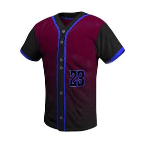 Uniforme de baseball personnalisable de haute qualité, séchage rapide, respirant, en polyester, avec logo d'équipe, numéro et nom – Style MATEX SPORTS WA-008 - Product Image 3