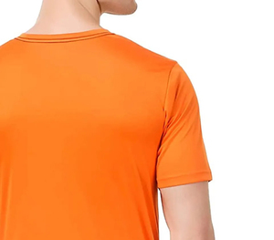 เสื้อยืดผู้ชาย OEM แบบยูนิเซ็กส์ สไตล์สตรีทแวร์สำหรับฤดูร้อน ทรงพอดีตัว ขายส่ง ผลิตจากผ้าฝ้ายผสมโพลีเอสเตอร์ ผ้าถักแบบวินเทจ เสื้อยืดเปล่าสำหรับผู้ชาย - Product Image 1