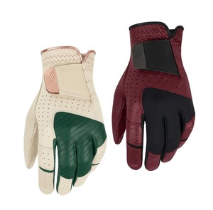 <b>Top</b> Quality Golf Gloves Genuine Leather Breathable Right Hand Unisex Hook And Loop Closure - Product Image 5
