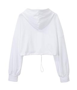 Sweat à capuche décontracté de luxe pour femmes, en molleton doux, fabrication sur mesure OEM ODM, vente en gros - Product Image 1