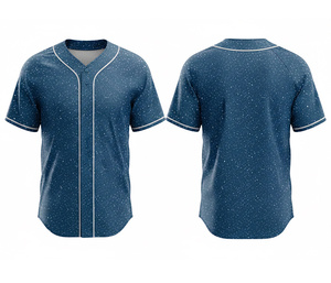 Maillot de baseball personnalisé OEM – Tissu de qualité supérieure |   Kit de baseball d'équipe avec logo et numéros personnalisés |   Base en polyester respirant - Product Image 6