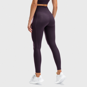 New Sport Girls Seamless Fitness Sport Wear High Elastic Women Yoga Set High Gym Bra and Breathable Yoga Leggings Set - Product Image 3