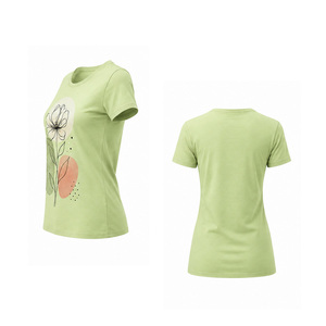 เสื้อยืดผู้หญิงลายกราฟิกสำหรับฤดูร้อน คอกลม แขนสั้น ผ้าฝ้ายนุ่ม ระบายอากาศดี สไตล์สตรีทแวร์ ใส่ได้ทุกวัน - Product Image 4