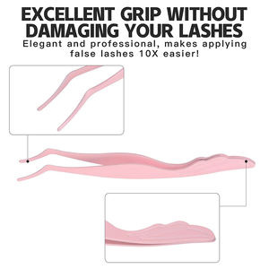 Applicateurs de cils, pinces pour une application facile des faux cils, idéales pour les débutants et les professionnels en maquillage - Product Image 2