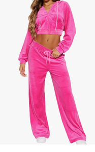 Ensemble de survêtement évasé personnalisé pour femme, taille haute, tenue de sport deux pièces, fabricant de vêtements de fitness - Product Image 5