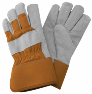 Gants de sécurité industriels en cuir de vachette de haute qualité, cuir grainé premium, certifiés CE, résistants à la chaleur, 11 oz - Product Image 4