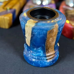 Quemador de Incienso y Bakhoor Mini de Madera y Resina Epoxi a Bajo Precio, Evaporador de Incienso de Decor World Expo - Product Image 1