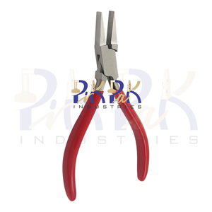 130mm Flat Nose <b>PVC</b> Handle Pliers Smooth Jaws Without Spring Circlip Crimping Jewelry Making DIY Crafts-Customizable OEM Options - Product Image 4