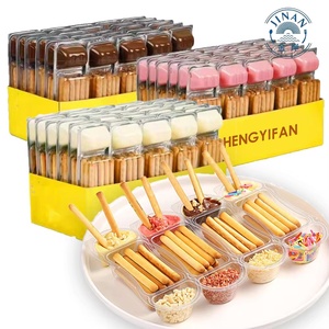 Fabbrica OEM deliziosi bastoncini di biscotti per <span class=keywords><strong>bambini</strong></span> marmellata di cioccolato tazza di biscotti per dita immersi in salsa di cioccolato biscotti al dito - Product Image 6